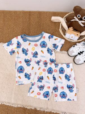 y1734 - Allover Print Cartoon Set - 图片 13