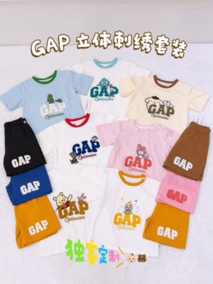 y1737 - G@P 3D Embroidery Cartoon Set - 图片 1
