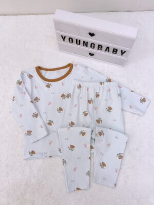 y1746 - Lycra Boy Pajamas Set Sleepwear - 图片 3