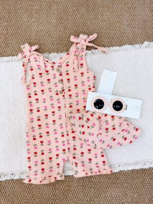 y1768 - RZ Baby Girl 3 in 1 With Hat Set - 图片 5