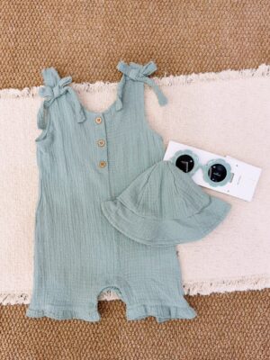 y1768 - RZ Baby Girl 3 in 1 With Hat Set - 图片 7