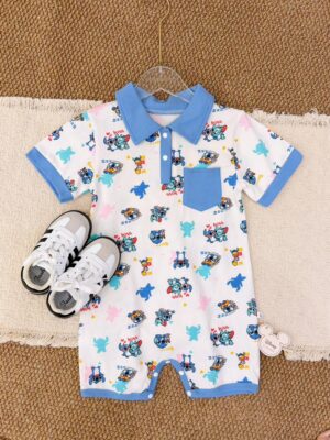 y1767 - Cartoon pocket Jumper - 图片 13