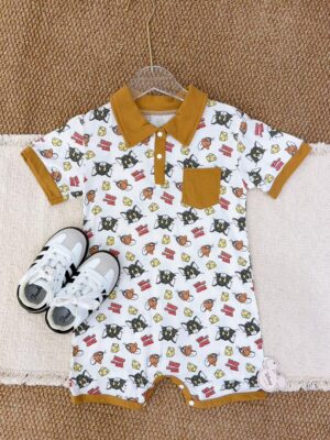 y1767 - Cartoon pocket Jumper - 图片 15