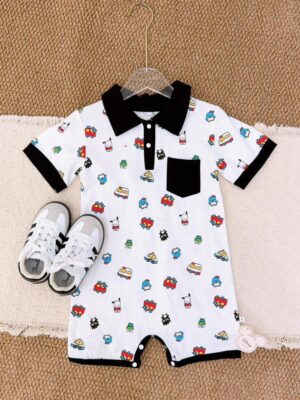 y1767 - Cartoon pocket Jumper - 图片 16