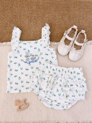 y1766 - Flying-sleeves Cake Skirt Set - 图片 11
