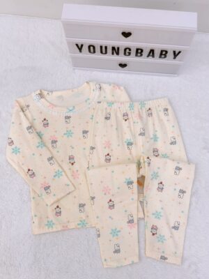y1747 - Lycra Girl Pajamas Set Sleepwear - 图片 12