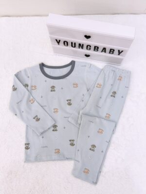 y1746 - Lycra Boy Pajamas Set Sleepwear - 图片 14