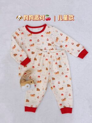y1764 - Adult Padded And Kids Long-Sleeves Pajamas Set - Image 19