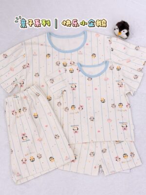 y1744 - Cartoon Lycra Matching Family Outfits Set - 图片 38