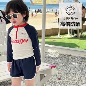 y1745 - Long-sleeves Swimming Set - 图片 6