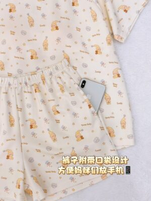 y1764 - Adult Padded And Kids Long-Sleeves Pajamas Set - Image 38