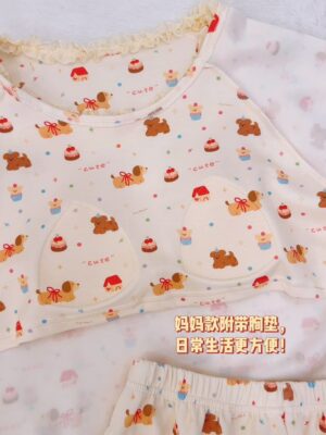 y1764 - Adult Padded And Kids Long-Sleeves Pajamas Set - Image 44