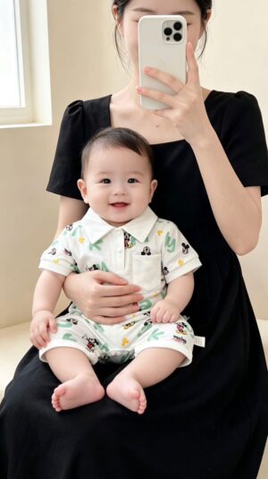 y1767 - Cartoon pocket Jumper - 图片 5