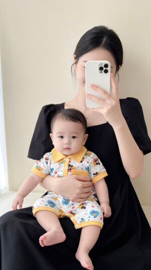 y1767 - Cartoon pocket Jumper - 图片 4