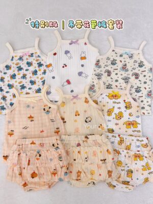 y1772 - Camisole Bloomer Pants Set - 图片 1