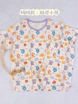 y1744 - Cartoon Lycra Matching Family Outfits Set - 图片 19