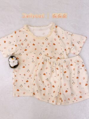 y1764 - Adult Padded And Kids Long-Sleeves Pajamas Set - Image 20