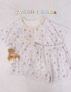 y1764 - Adult Padded And Kids Long-Sleeves Pajamas Set - Image 23