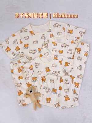 y1744 - Cartoon Lycra Matching Family Outfits Set - 图片 28