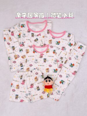 y1744 - Cartoon Lycra Matching Family Outfits Set - 图片 29