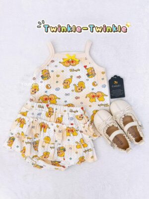 y1772 - Camisole Bloomer Pants Set - 图片 7