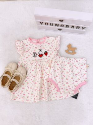 y1805 - COT Baby Girl Flying-sleeves Dress - 图片 10