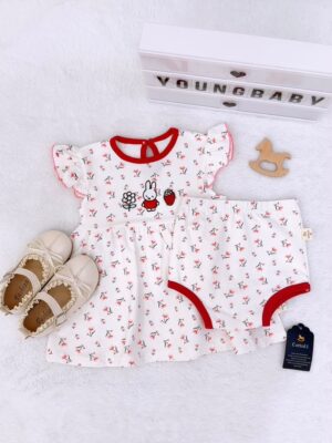 y1805 - COT Baby Girl Flying-sleeves Dress - 图片 11