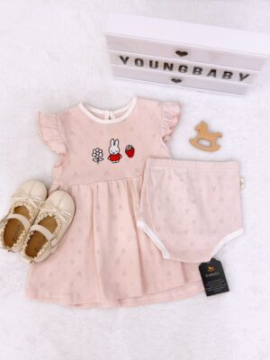 y1805 - COT Baby Girl Flying-sleeves Dress - 图片 12