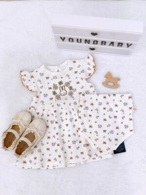 y1805 - COT Baby Girl Flying-sleeves Dress - 图片 14
