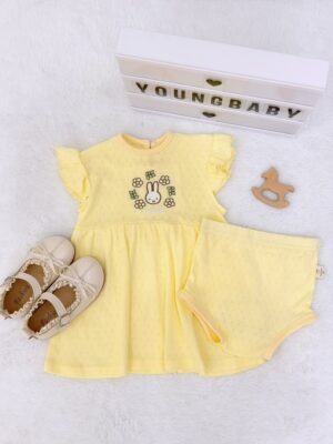 y1805 - COT Baby Girl Flying-sleeves Dress - 图片 15