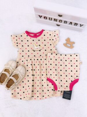 y1805 - COT Baby Girl Flying-sleeves Dress - 图片 16