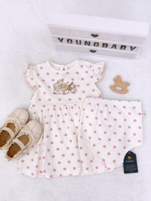 y1805 - COT Baby Girl Flying-sleeves Dress - 图片 24
