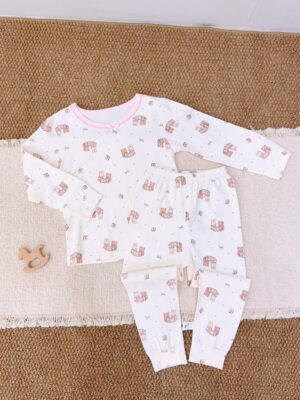 y1785 - Lycra Soft Pajamas Sleepwear - 图片 6