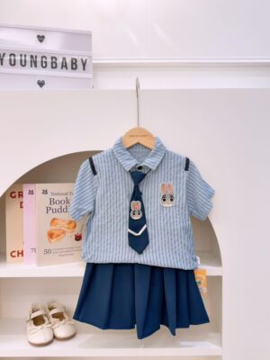 y1812 - JK Judy Pleated Skirt Set
