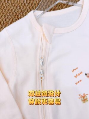 y1775 - Two Zipper Baby Sleeping Bag Onesie Pajamas - 图片 25