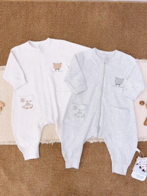 y1776 - Three Zipper Sleeping Bag Onesie Pajamas - 图片 21