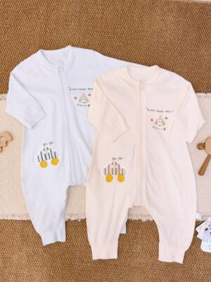 y1776 - Three Zipper Sleeping Bag Onesie Pajamas - 图片 26