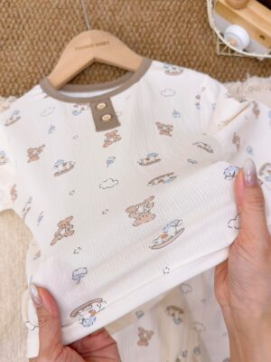 y1788 - MXY Crinkle Cotton Pajamas Sleepwear - 图片 10