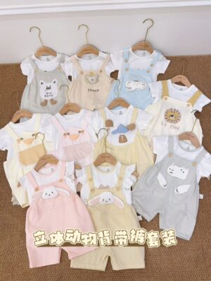 y1799 - Cute Cartoon Overall Set - 图片 2