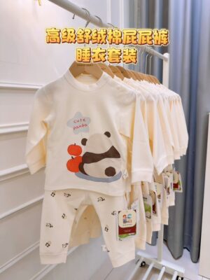 y1784 - Cute Cartoon Pajamas Sleepwear - 图片 1
