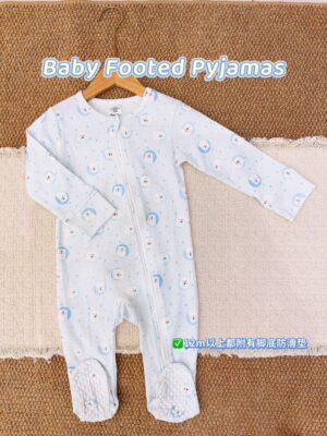 y1804 - CO BABY Anti-slip Footed Jumper - 图片 1