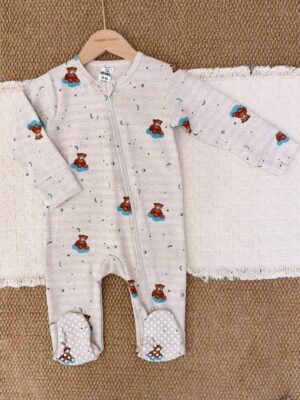 y1804 - CO BABY Anti-slip Footed Jumper - 图片 2