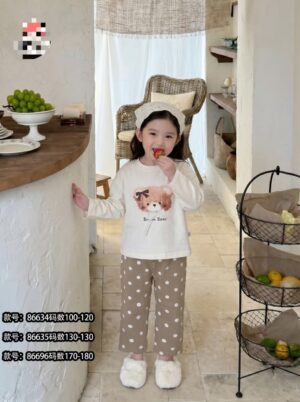 y1786 - Lycra Long-Sleeves Sleepwear Pajamas