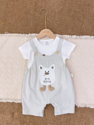y1799 - Cute Cartoon Overall Set - 图片 5