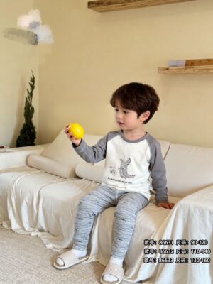 y1787 - Raglan Sleeves Sleepwear Pajamas - 图片 5