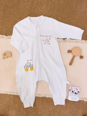 y1776 - Three Zipper Sleeping Bag Onesie Pajamas - 图片 7