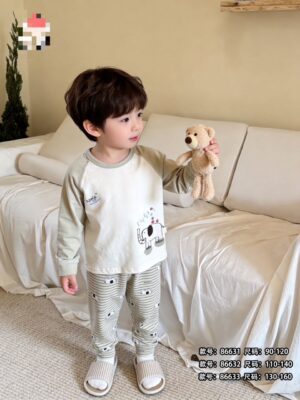 y1787 - Raglan Sleeves Sleepwear Pajamas - 图片 6