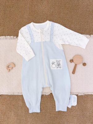y1776 - Three Zipper Sleeping Bag Onesie Pajamas - 图片 10