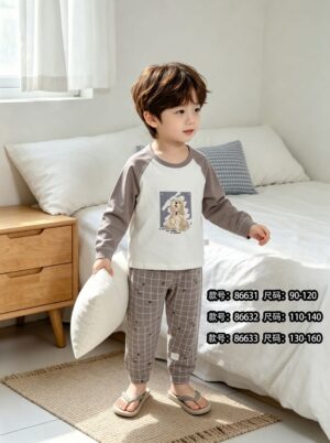 y1787 - Raglan Sleeves Sleepwear Pajamas - 图片 10