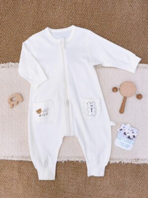 y1776 - Three Zipper Sleeping Bag Onesie Pajamas - 图片 12